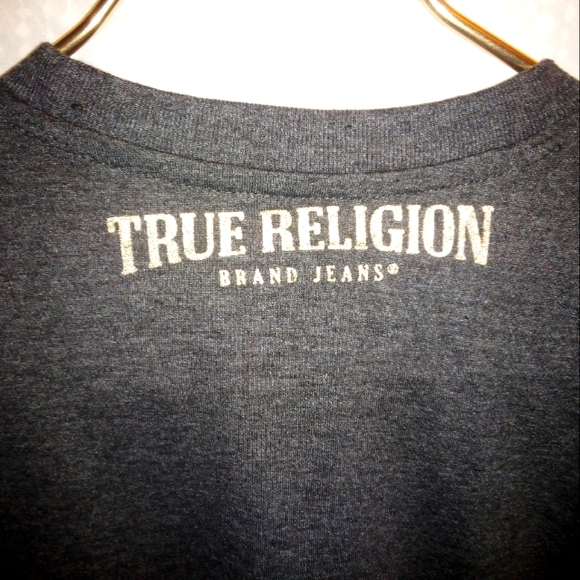 True Religion Crew~Neck Tee Shirt Size Small - Picture 9 of 13
